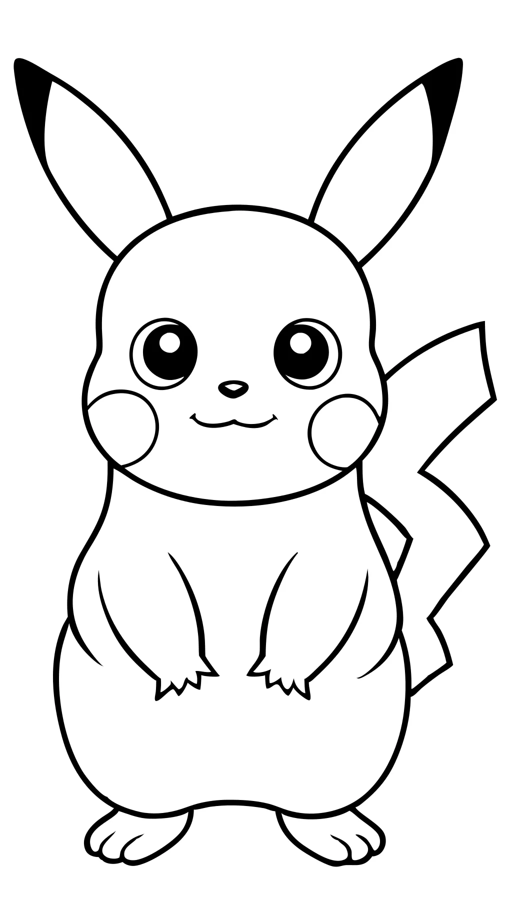 coloriages pikachu imprimables